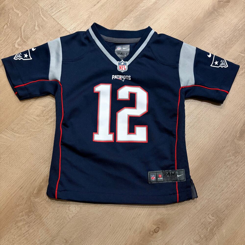Nike NFL New England Patriots Tom Brady #12 Jersey 12M 12 Months Toddler Baby